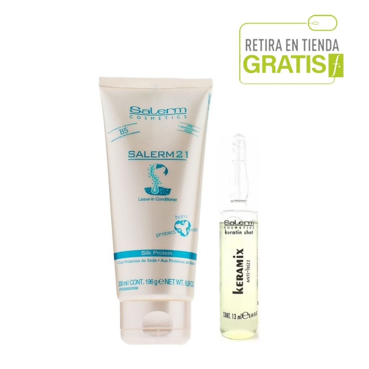 SALERM - SALERM 21 Kit Crema 200 ml + Ampolla Keramix