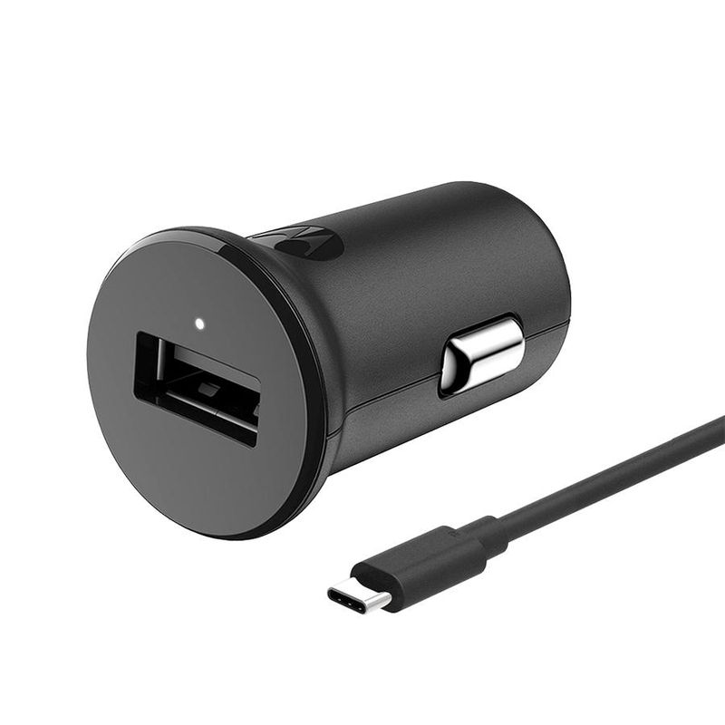 MOTOROLA - Cargador Motorola Para Auto Turbo 15 Watts - Negro