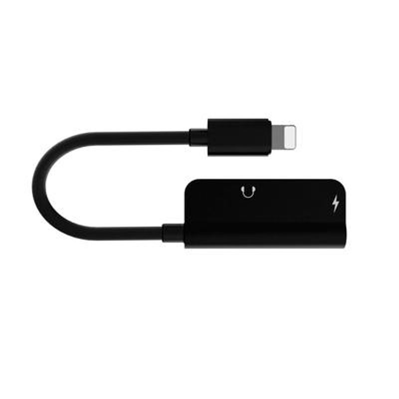 FUJITEL - Adaptador Mlab + 35 Jack Fujitel 2 N 1 Fx - Negro