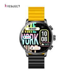 KIESLECT - Smartwatch Kr2 Gris Llamadas y 2 correas