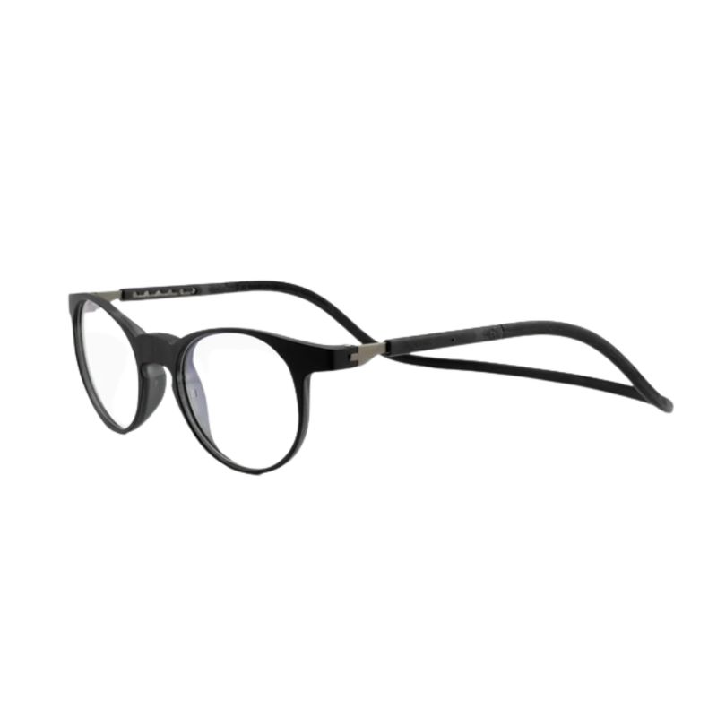SLASTIK - Lentes Ópticos Soho Negro con Clip Magnético
