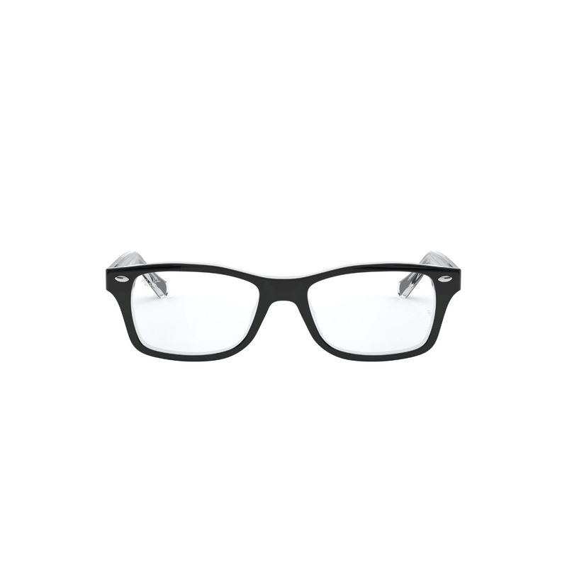 RAY BAN - Lentes Ópticos Negro Pulido Ray-Ban Young para NIÑOS