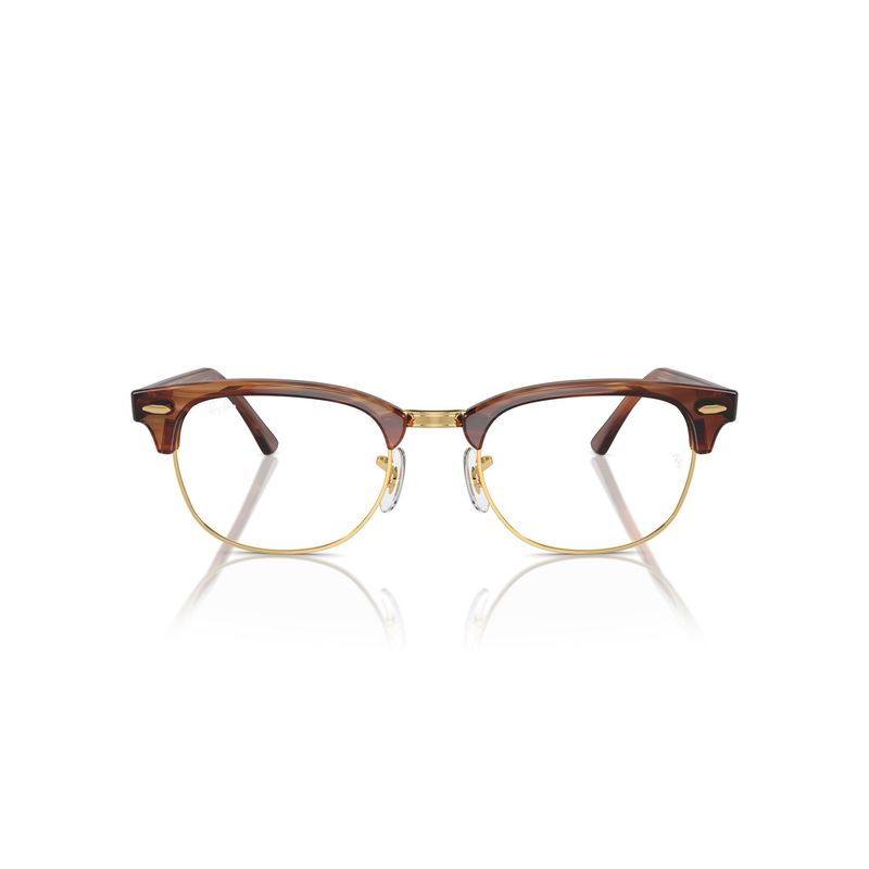 RAY BAN - Lentes Ópticos Clubmaster Marrón Ray-Ban Optical