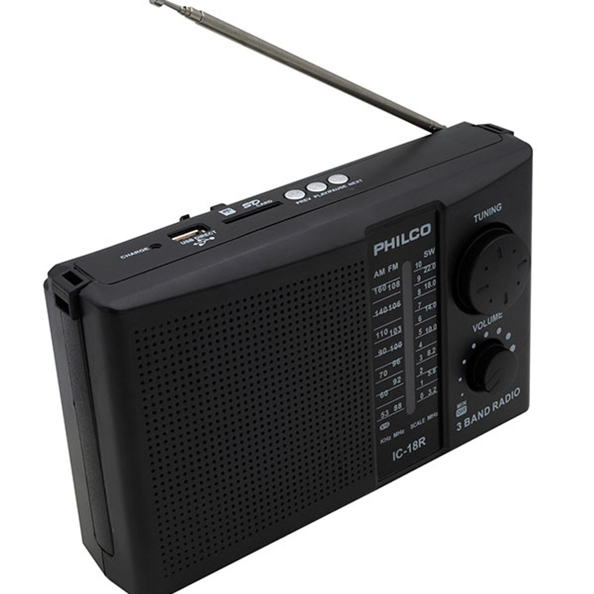 PHILCO - Radio Philco IC 18-R Multibandas Recargable