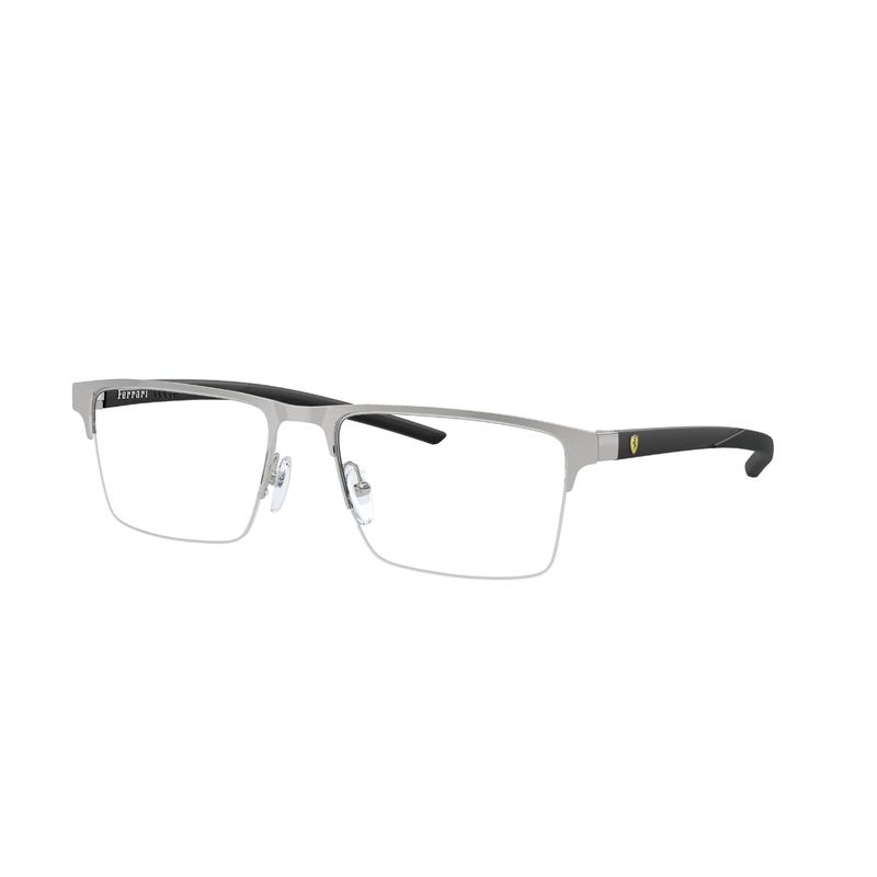 SCUDERIA FERRARI - Lentes Ópticos Plateado Cepillado Scuderia Ferrari