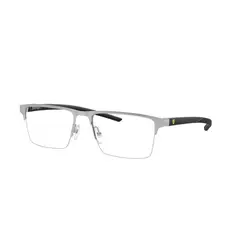 SCUDERIA FERRARI - Lentes Ópticos Plateado Cepillado