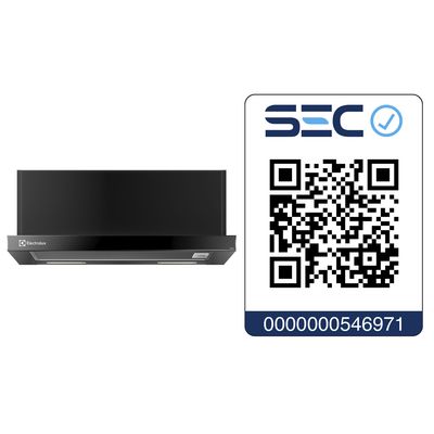 Imagen 2 del producto Campana Cocina extractora retráctil 60cm Luz Led DE6RI Negra