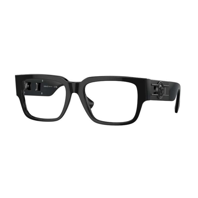 VERSACE - Lentes Ópticos Negro Pulido Versace