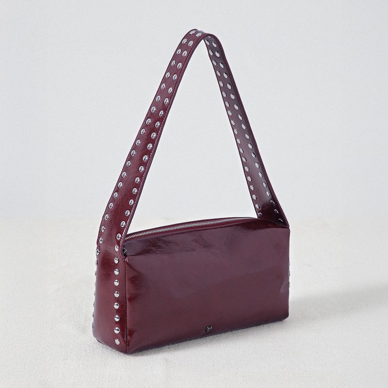 RAINDOOR - Cartera Tachas Rojo Mujer Raindoor