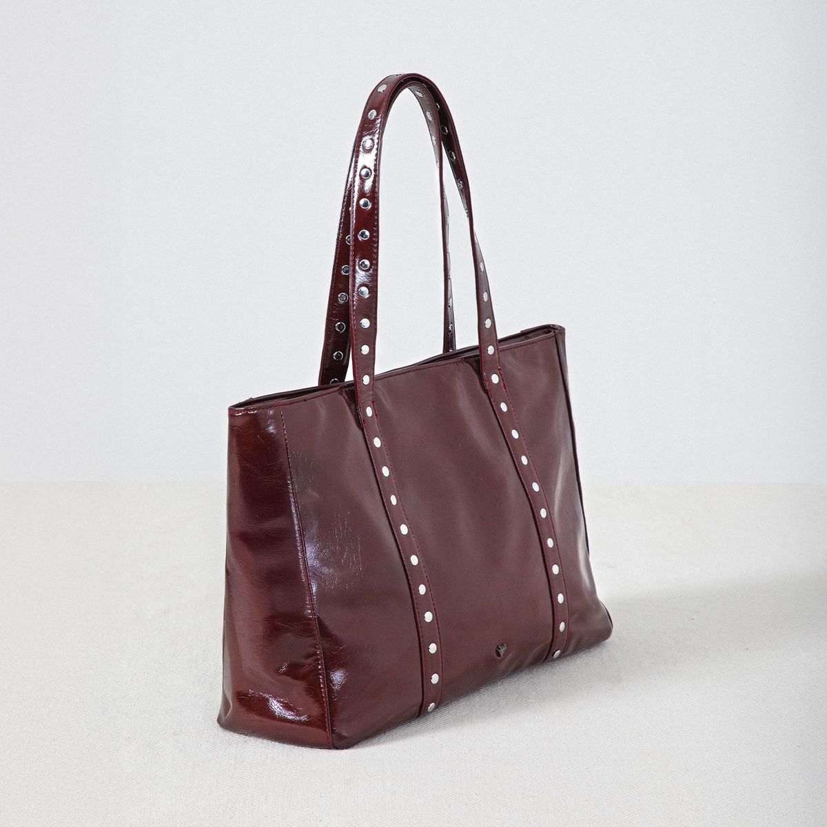 RAINDOOR - Cartera Shopper Tachas Rojo Mujer Raindoor