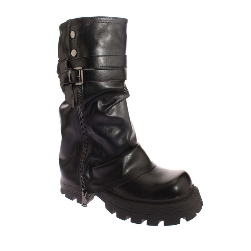 SOLLU - Bota Mujer Vía Franca Color Negro