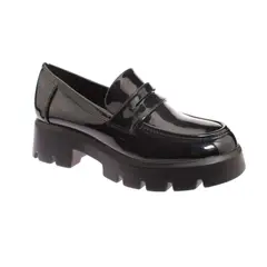 SOLLU - Mocasín Mujer Vía Franca Color Negro