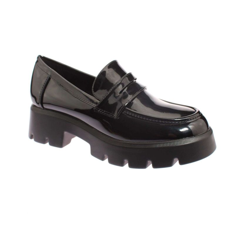 SOLLU - Mocasín Mujer Vía Franca Color Negro