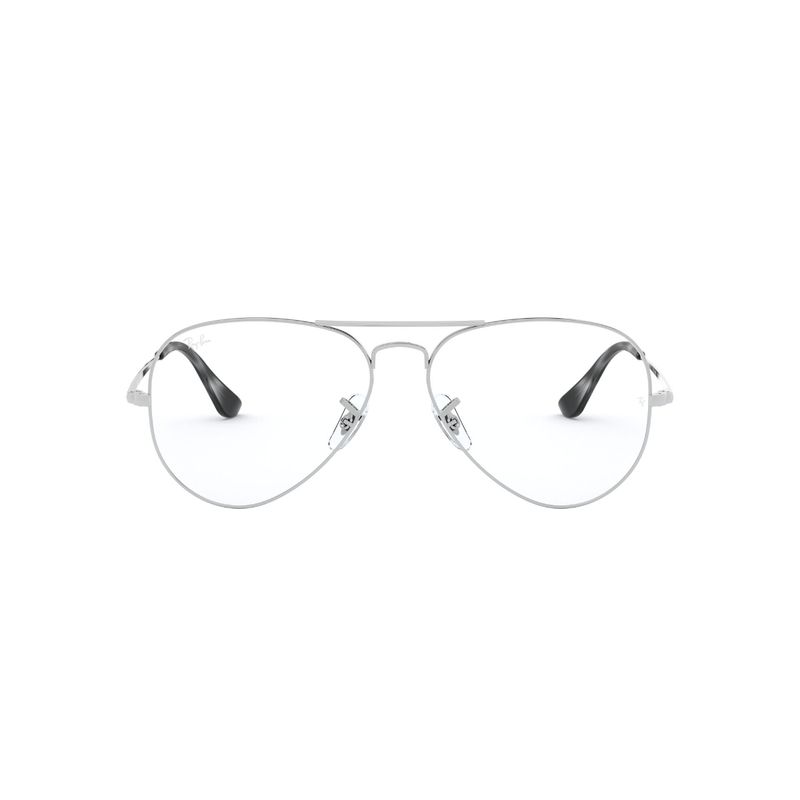 RAY BAN - Lentes Ópticos Aviator Plateado