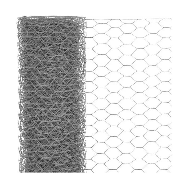 MUNDO MAGIA - Malla Hexagonal Galvanizada Gallinero 1x50 Mts De Alambre