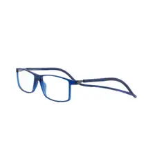 SLASTIK - Lentes Ópticos Trevil Azul con Clip Magnético