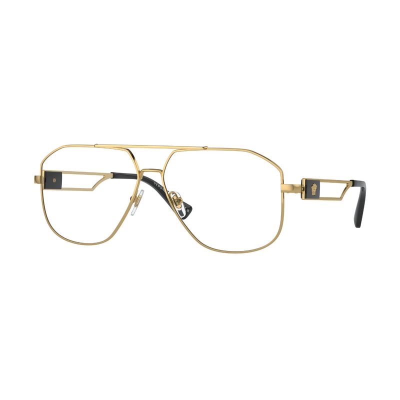 VERSACE - Lentes Ópticos Dorado Pulido Versace