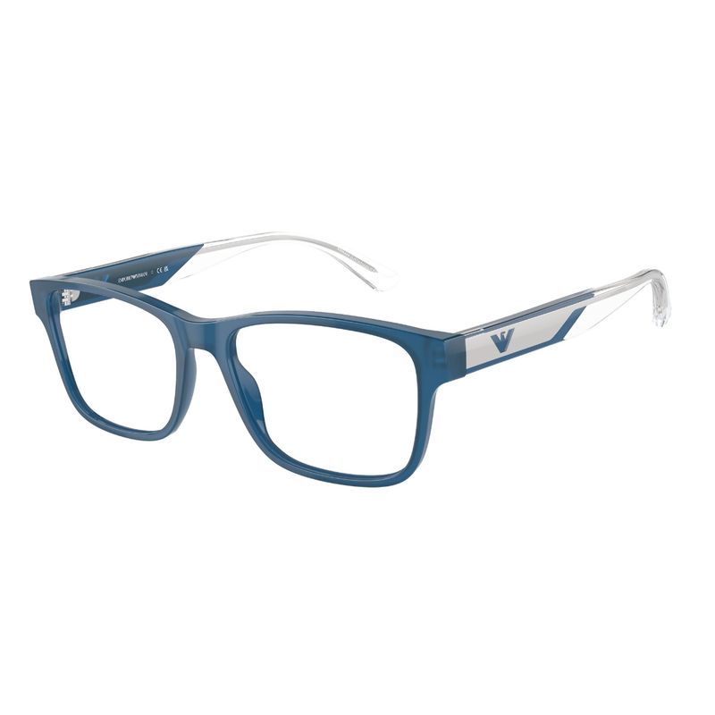 EMPORIO ARMANI - Lentes Ópticos Azul Brillante Emporio Armani