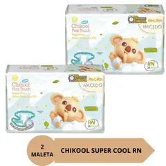 GENERICO - Pañales Chikool Super Cool Talla Rn 3 kilos x2 paquetes
