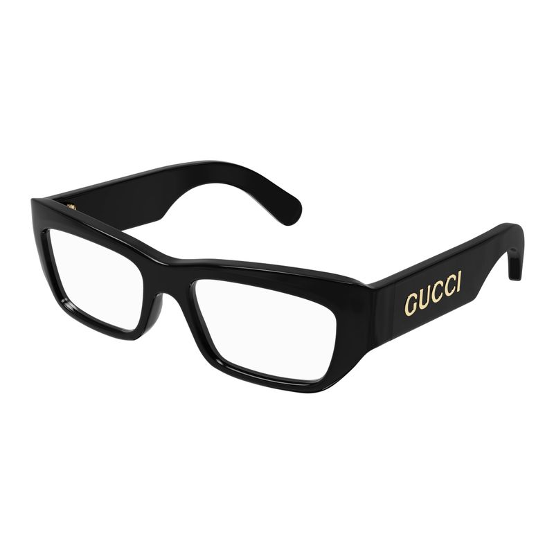 GUCCI - Lentes Ópticos Negro Gucci Sustentable
