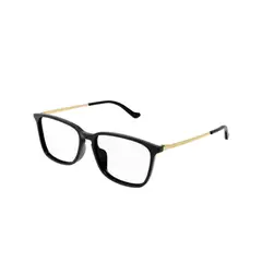 GUCCI - Lentes Ópticos Negro y Dorado Sustentable