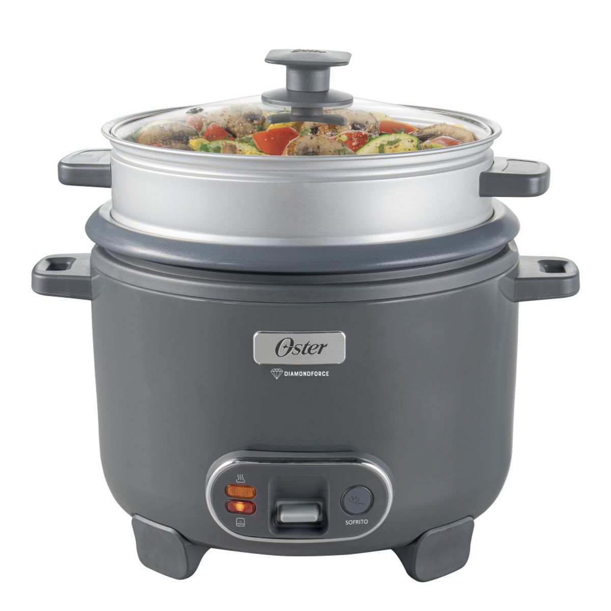 OSTER - Arrocera 3 en 1 Oster 12 Tazas Diamond Force CKSTRC12DFSKE