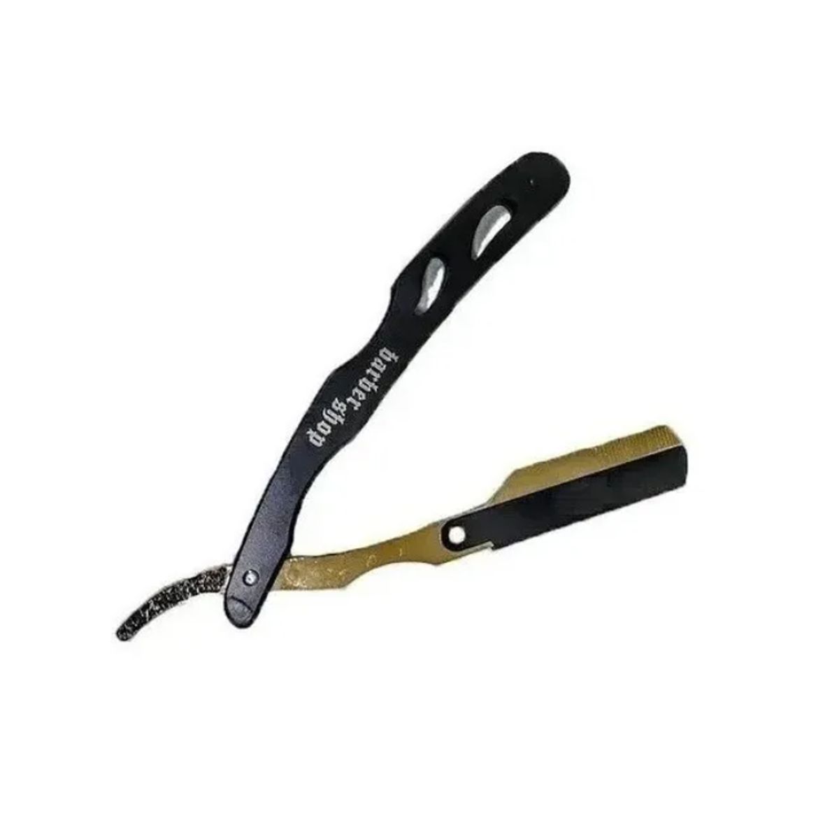 GENERICO - IRVING® Porta Navajin Barberia Negro Dorado K068