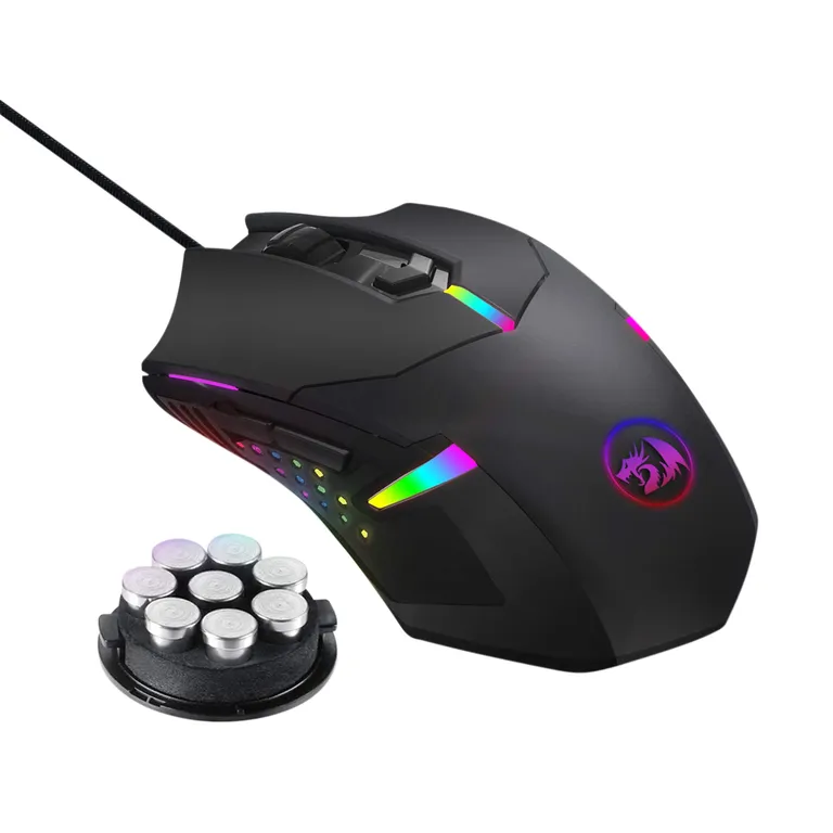 Mouse Gamer Centrophorus M601 RGB Negro