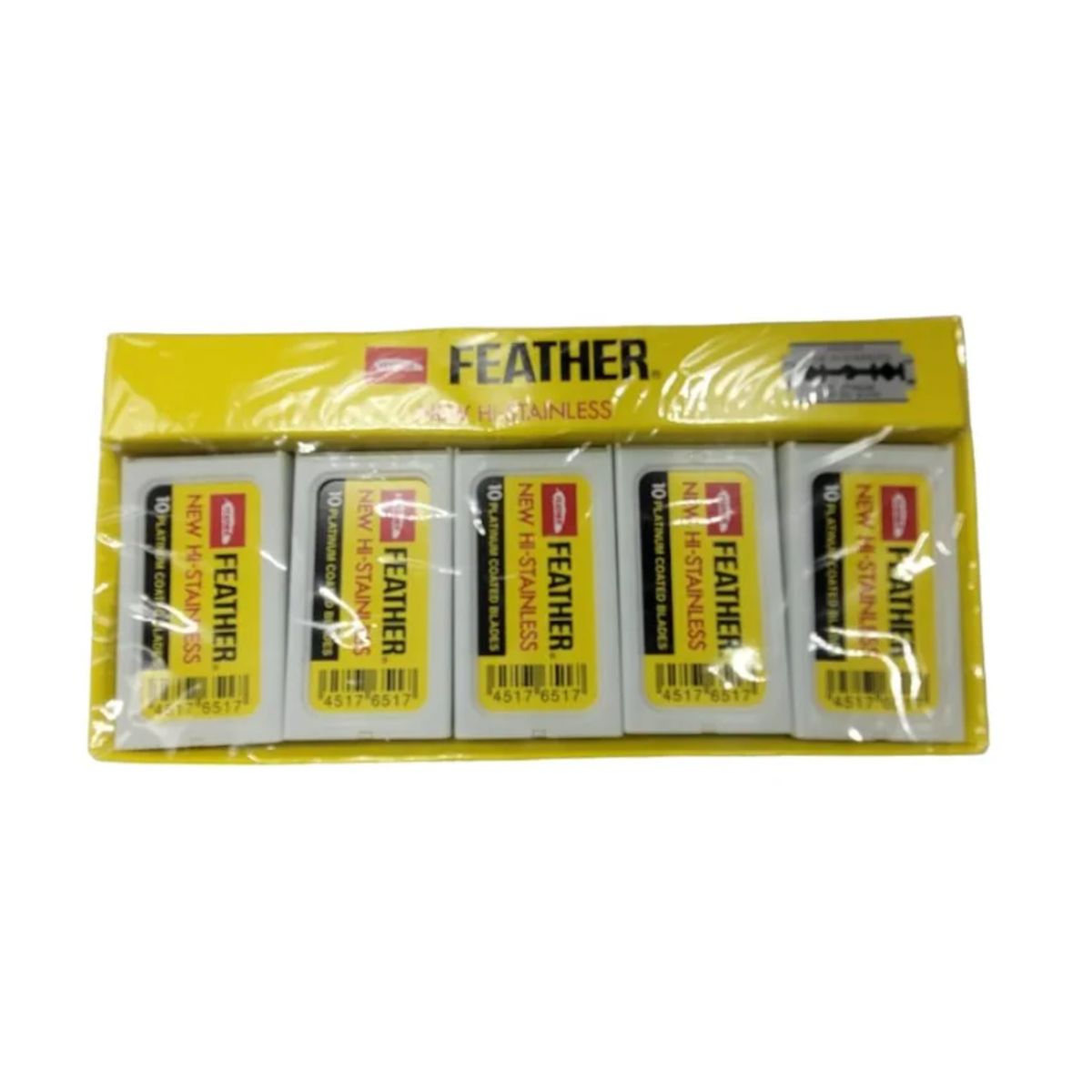 GENERICO - Hojillas Feather Repuesto Navaja 100unid Doble Filo