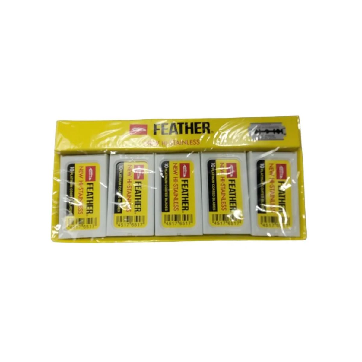 GENERICO - Hojillas Feather Repuesto Navaja 100unid Doble Filo