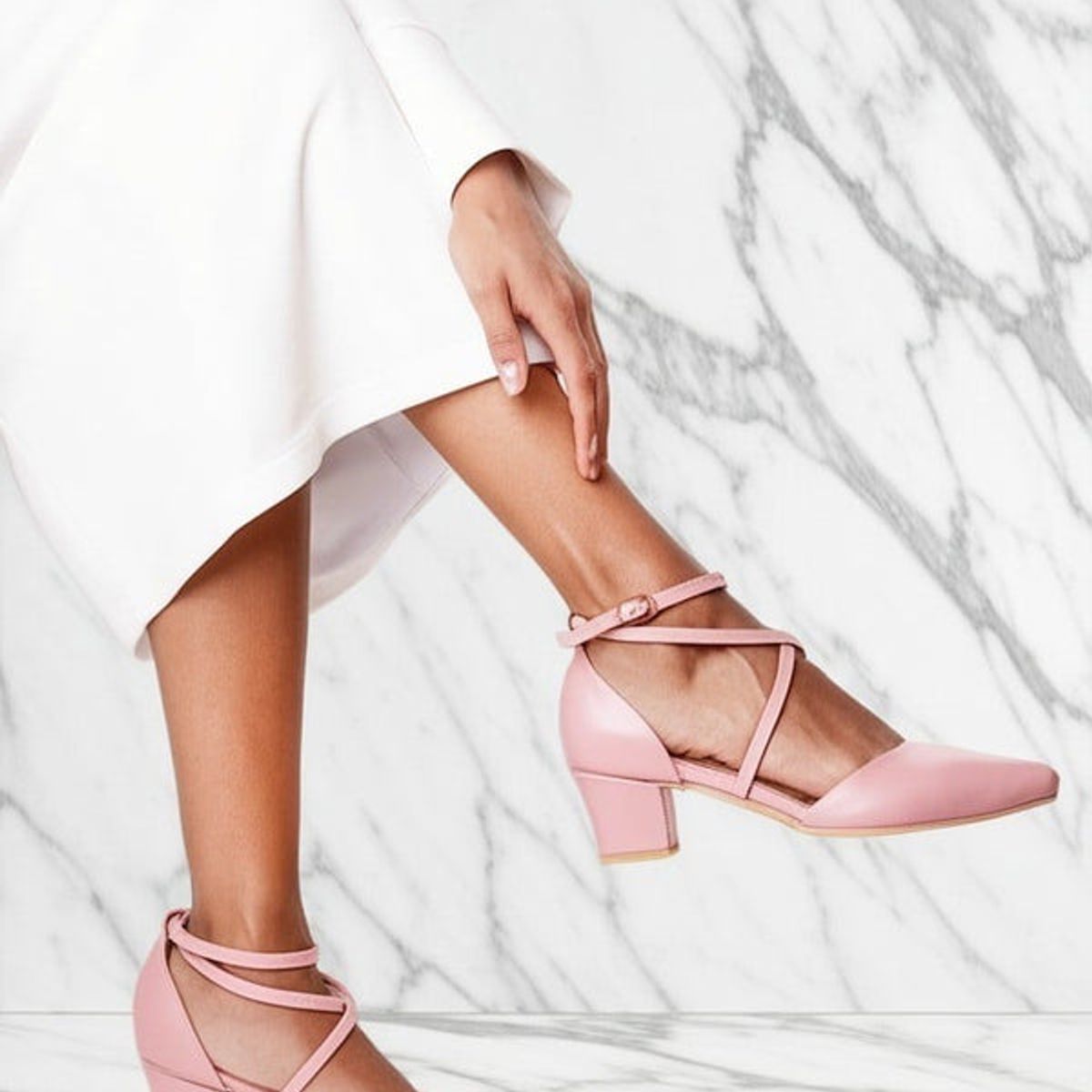 GANDARVA - Zapato Mujer De Cuero Elena Rosado 5 cm