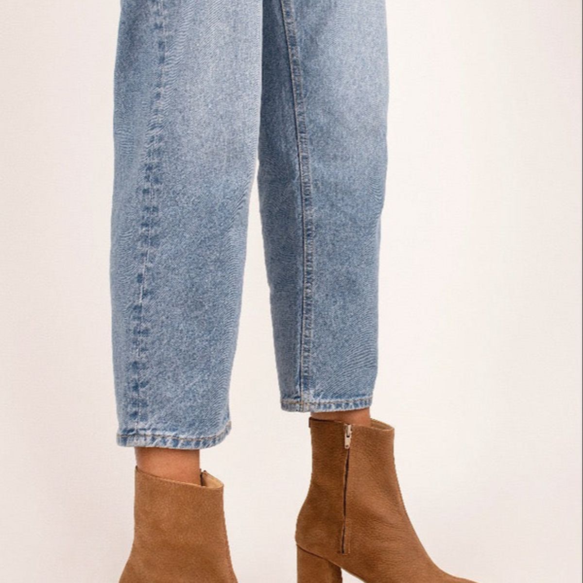 GANDARVA - Botín Mujer De Cuero Guacolda Café Avellana 7 cm