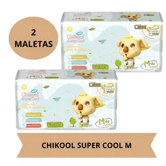 GENERICO - Pañales Chikool Super Cool Talla M (5 a 9.5 kg) x 2 paquetes