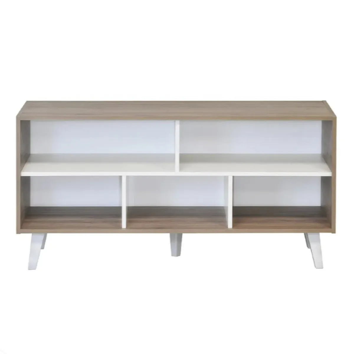 MOBIKIT - Rack Tv Luisiana Roble SantanaBlanco