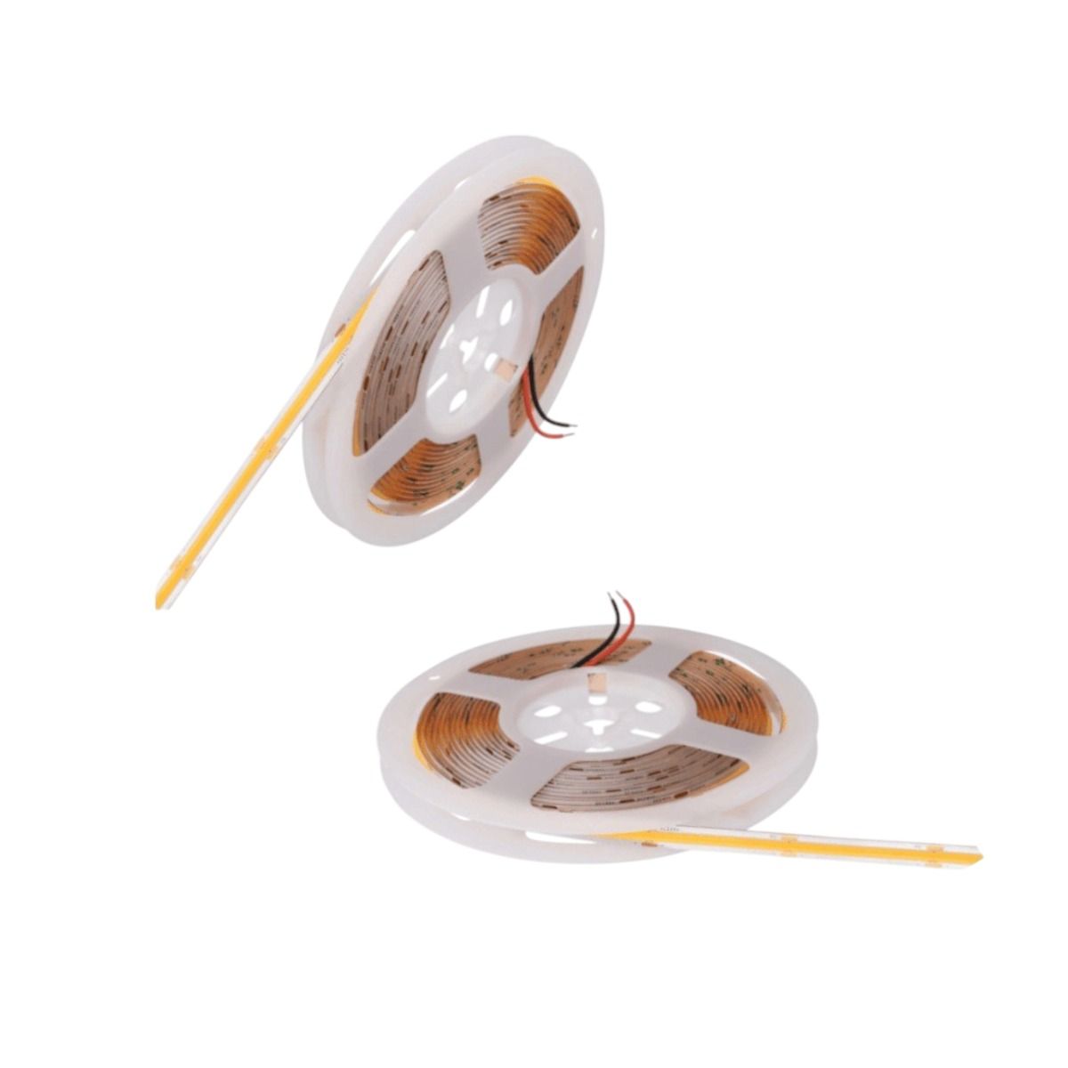 GENERICO - 2 Cintas Led 24V COB IP54 320Led/m Luz Cálida 10 mts