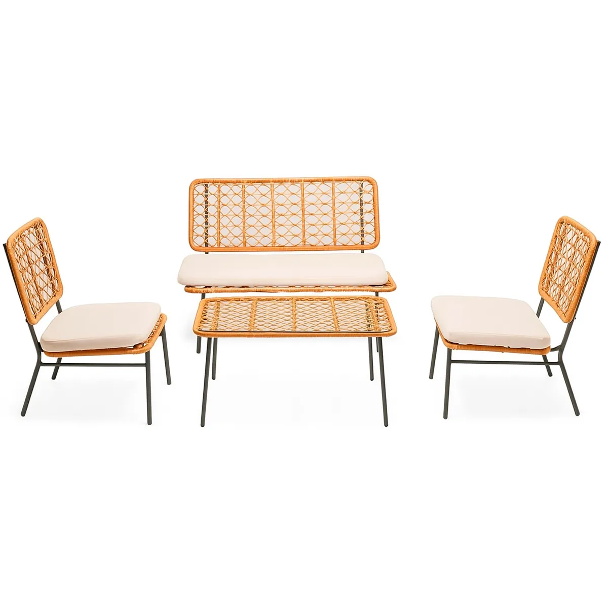 GENERICO - LIVING DE TERRAZA MODELO BALI RATAN