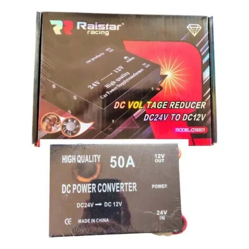 GENERICO - Conversor Transformador Corriente 24 A 12 Volt 50 Amp Camion