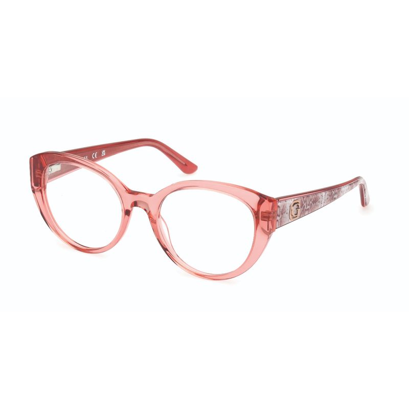 GUESS - Lentes Ópticos Rosado Transparente Guess
