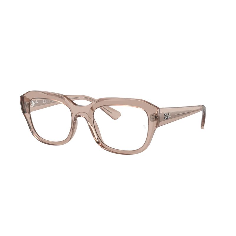 RAY BAN - Lentes Ópticos Leonid Marrón Transparente Ray-Ban Optical
