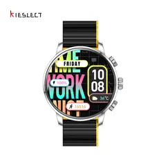 KIESLECT - Smartwatch Kr2 Plateado Llamadas y 2 correas