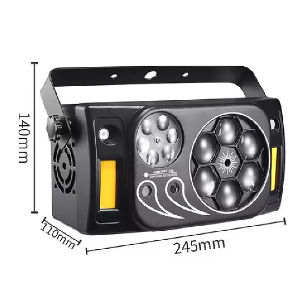 GENERICO - Efecto De Iluminacion Led Disco Pro-Light CYCLONE