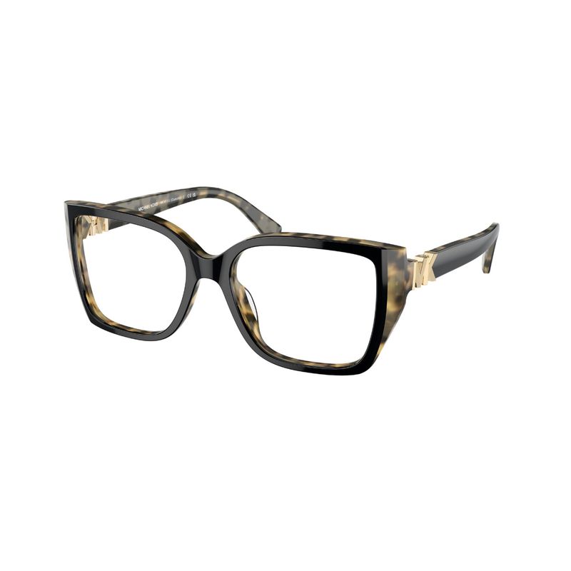 MICHAEL KORS - Lentes Ópticos Castello Black Polished Michael Kors