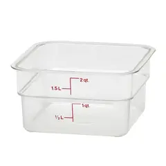 CAMBRO - Recipiente Policarbonato Cuadrado 19 Litros - Turquesa