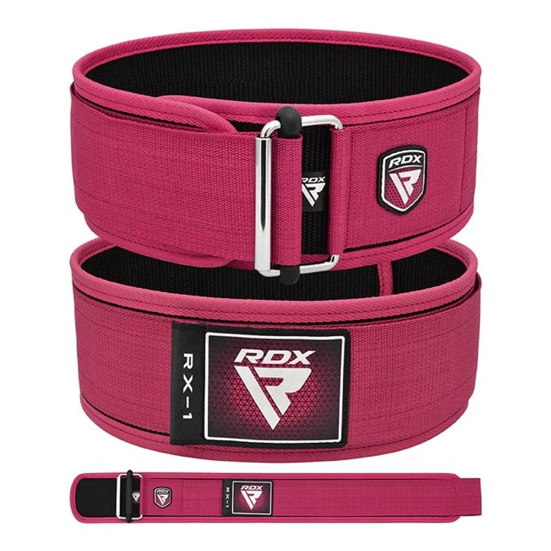 RDX - Cinturón de levantamiento de pesas RDX RX1 de 4” para mujeres Talla M