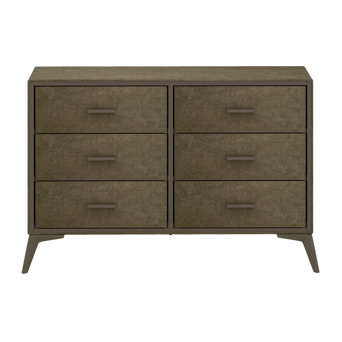 GENERICO - Cómoda Tapizada de 6 Cajones Liviana Madera MDF