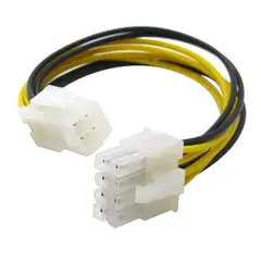 GEN - Adaptador de ATX de 4 pines macho / 8 pines hembra