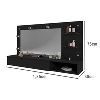 TOCADOR AEREO LUMIERE NEGRO 1C