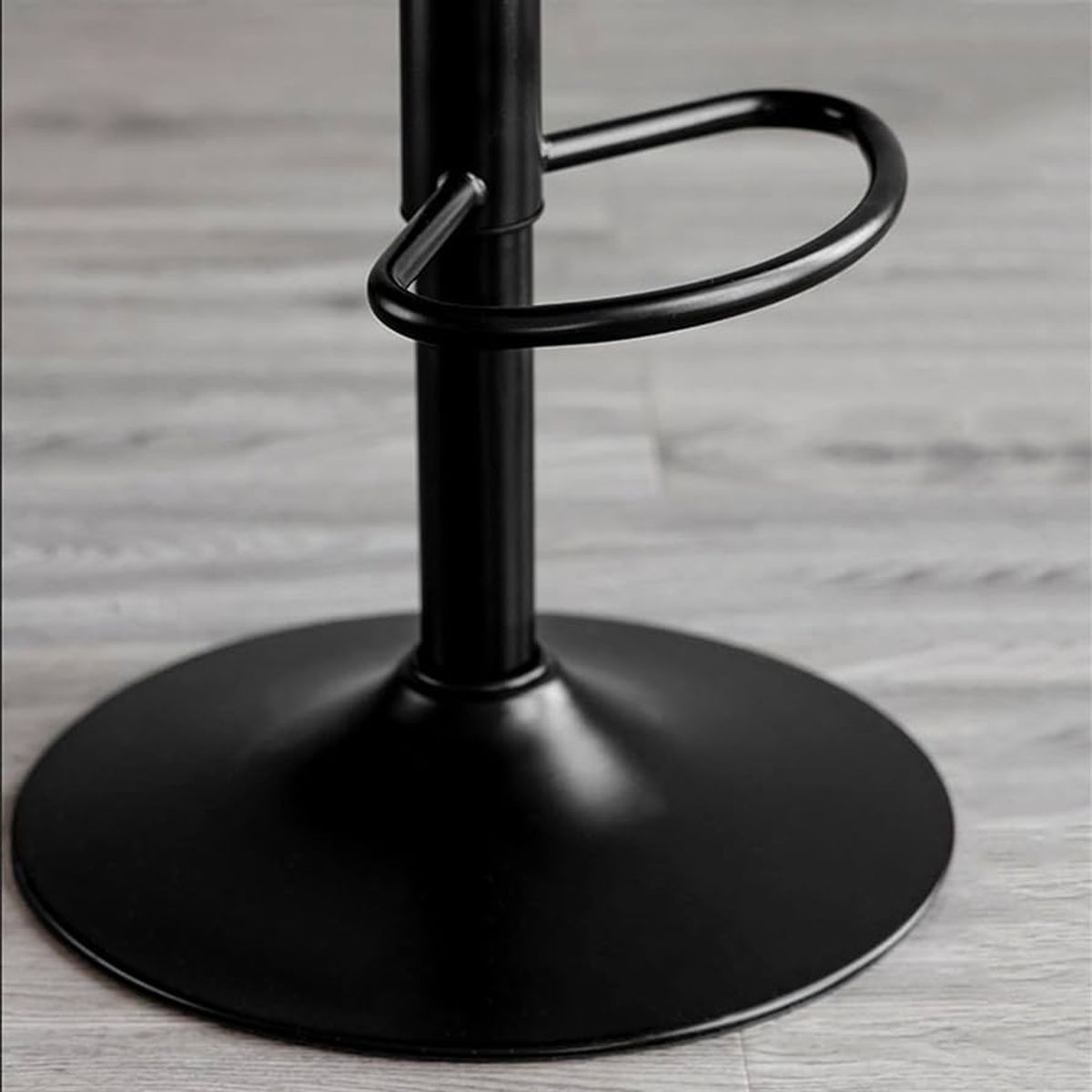 GENERICO - Taburete elegante altura regulable Moby - Negro