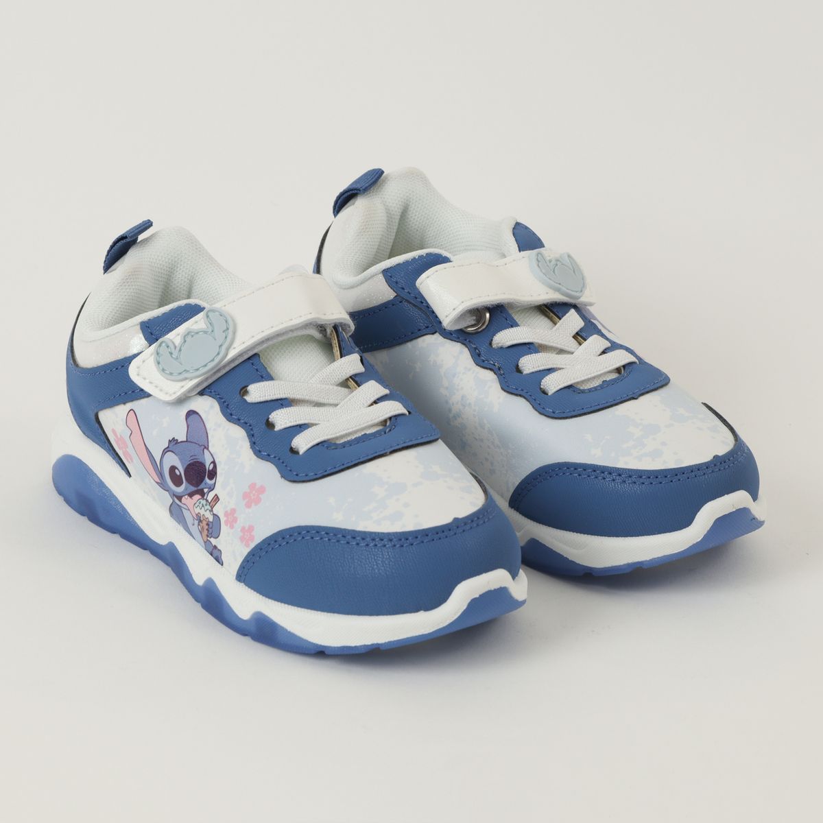 DISNEY - Zapatillas Con Luces Niña Lilo & Stitch Ice Cream Azul Disney