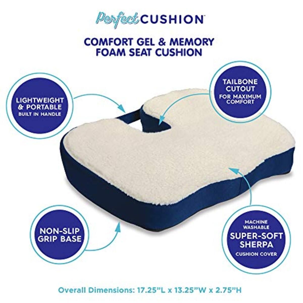 GENERICO - Cojín Soporte Ortopedico Silla Ergonómico Lumbar Color Beige